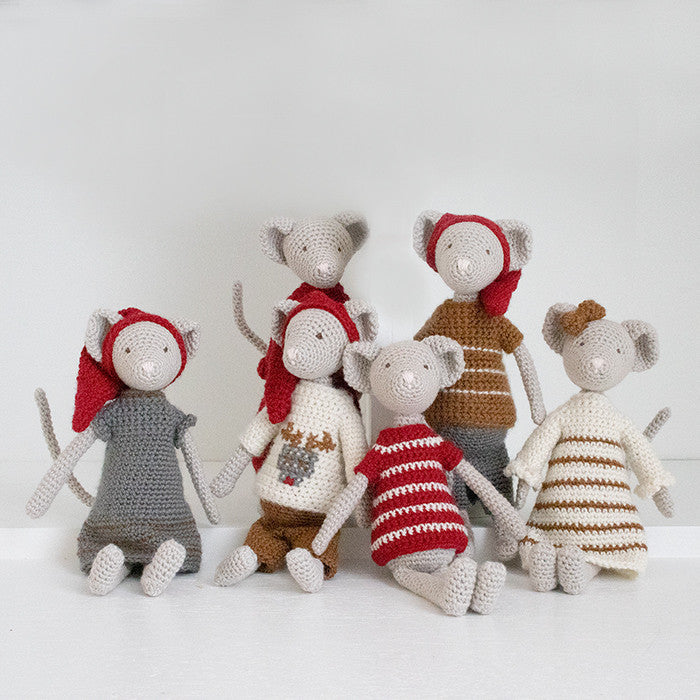 Mr & Mrs Mouse (mini) - Crochet pattern