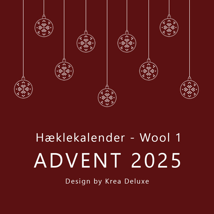 Advent 2025 - Hæklekalender WOOL 1