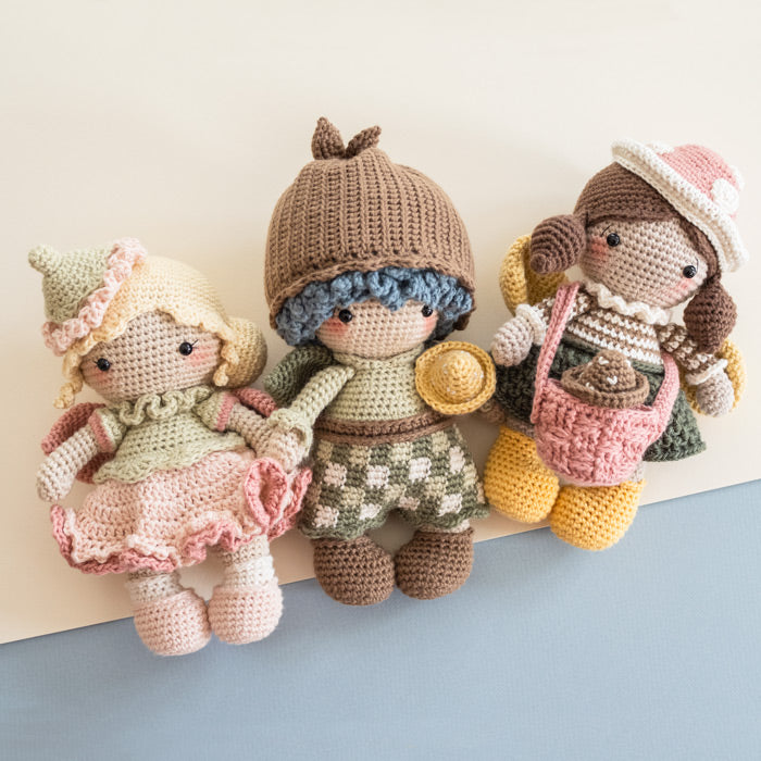 Amigurumi fra den fortryllede skov - Hæklekit stor