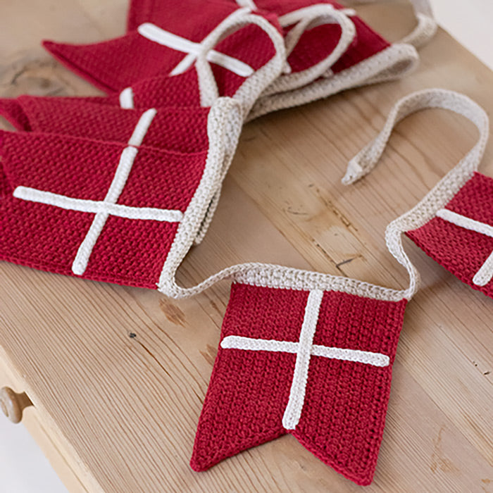 Klassiske flag - Hækleopskrift