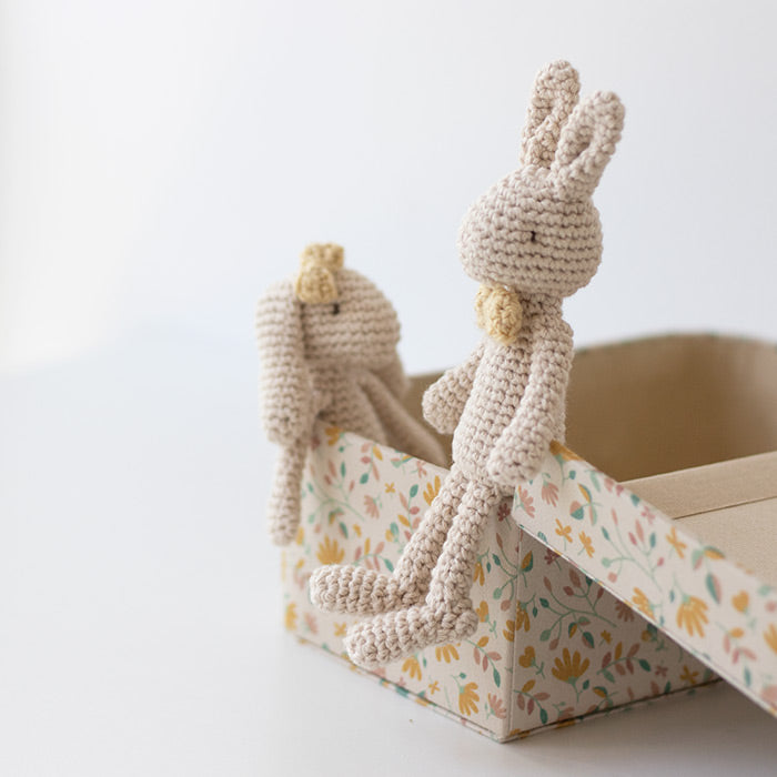 Tiny Mr & Mrs Bunny - 4 pairs in pastel colors