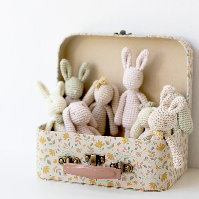 Tiny Mr & Mrs Bunny - 4 pairs in pastel colors