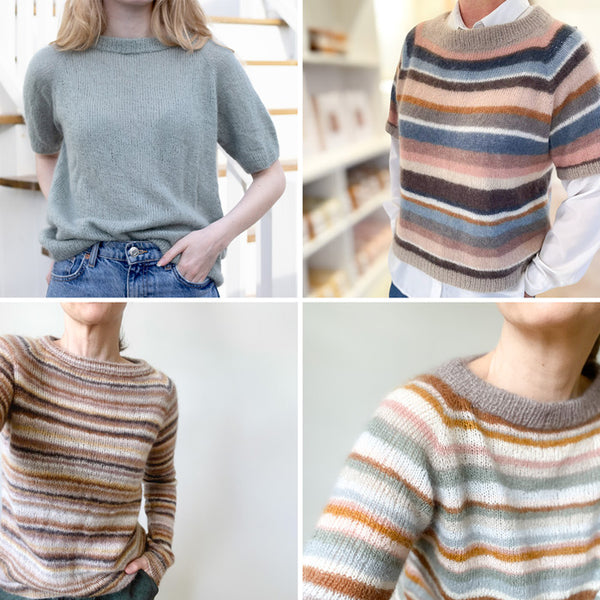 Mohair Tee no 1 - Knitting pattern | Krea Deluxe | Haslev