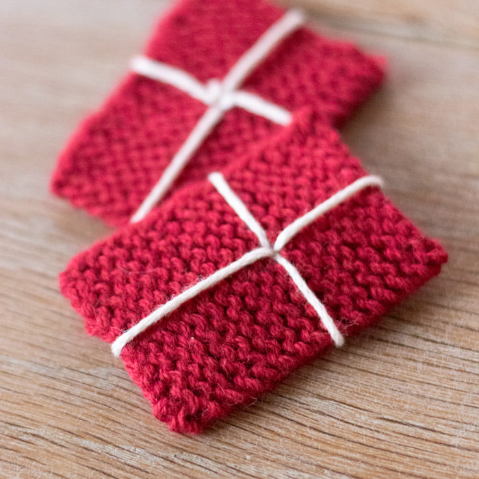 Dannebrogsflag - Strikkeopskrift
