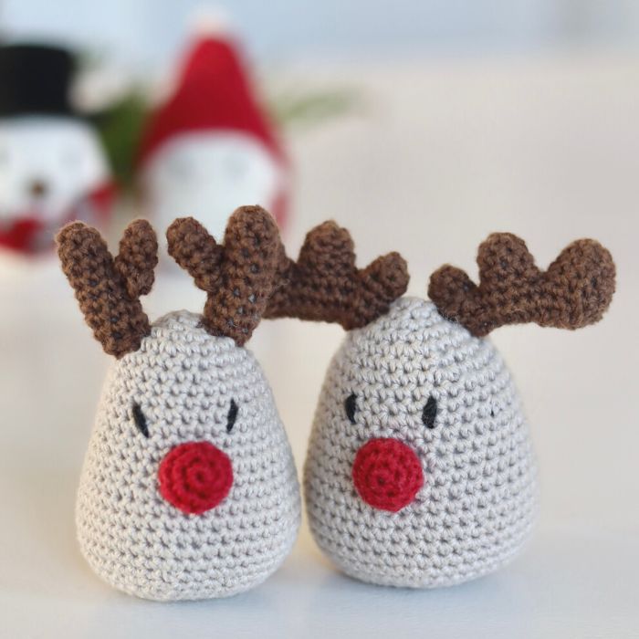 Mini Christmas Figurines - Crochet kit