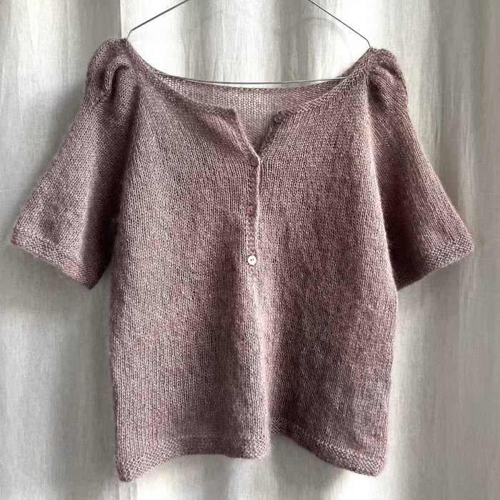 Casia Tee Placket by Refined Knitwear - Yarn Kit