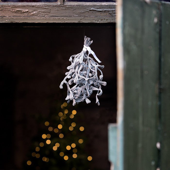 Hæklet nordisk julepynt - Crochet Nordic Christmas Decorations