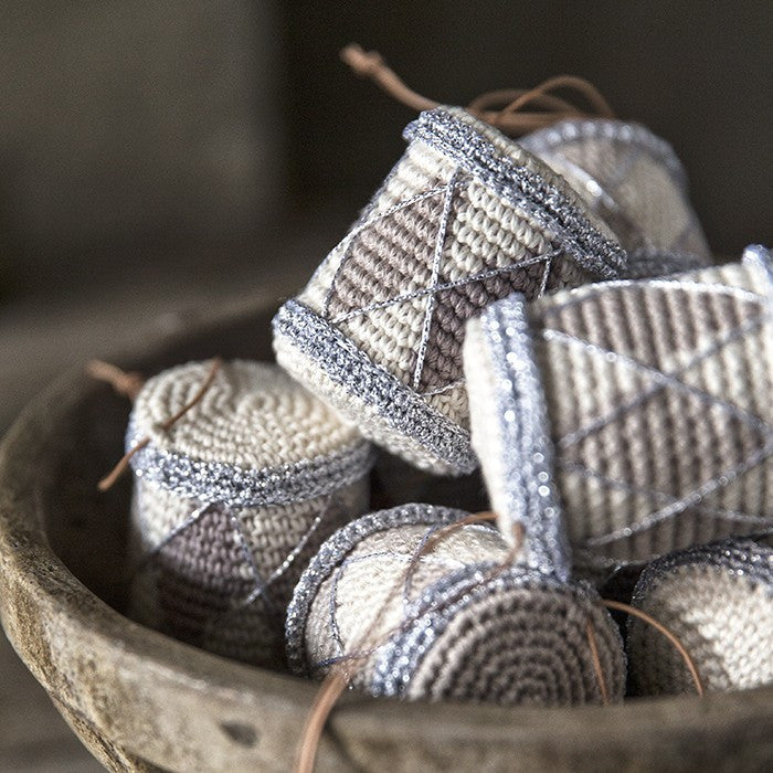 Hæklet nordisk julepynt - Crochet Nordic Christmas Decorations