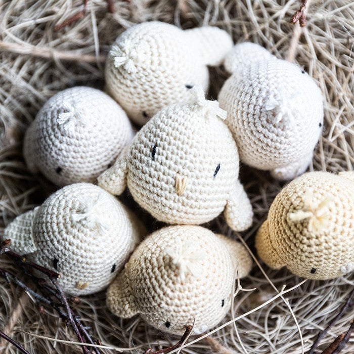 Hæklet nordisk påskepynt - Crochet Nordic Easter Decorations