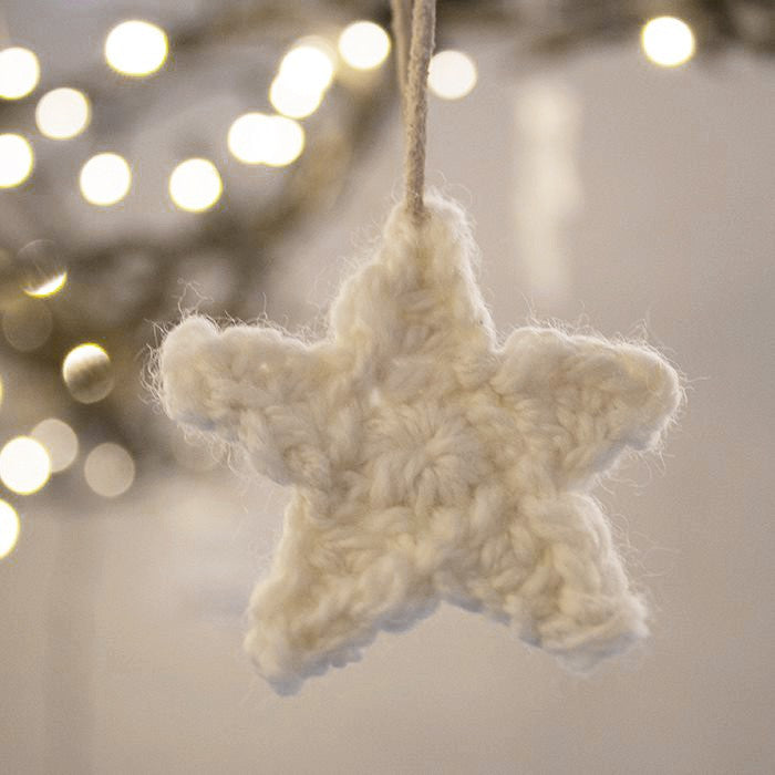 E-pattern Crochet mini stars in organic cotton from Krea Deluxe