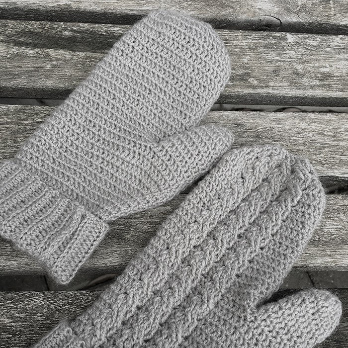 Cable Mittens - Crochet Pattern