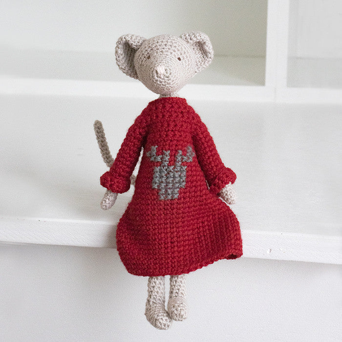 Mr & Mrs Mouse - 6 mini mice - Crochet kit