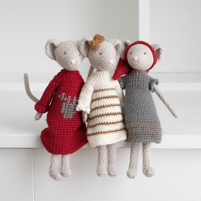 Mr & Mrs Mouse (mini) - Crochet pattern