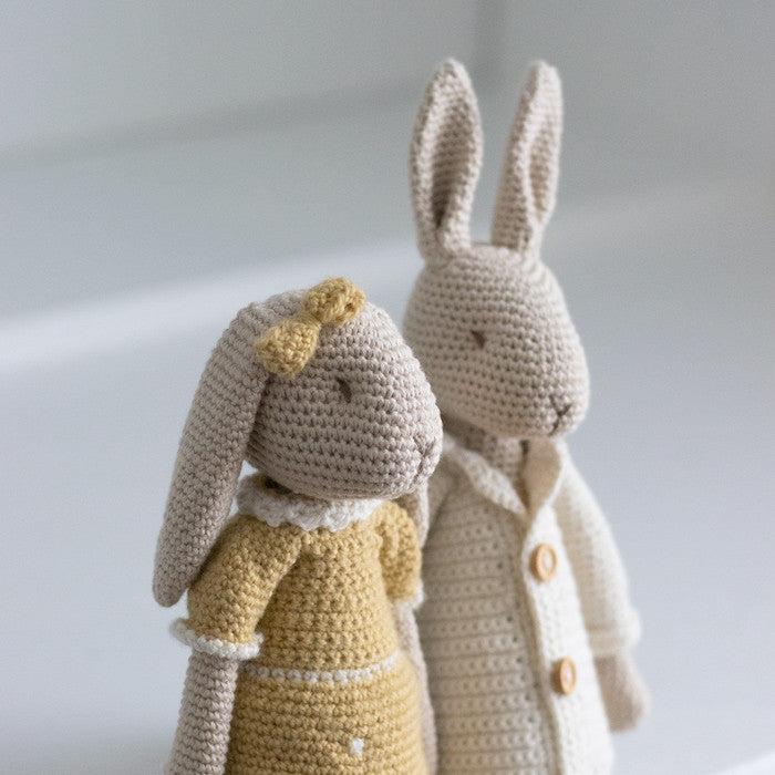 Mr & Mrs Bunny - Crochet kit