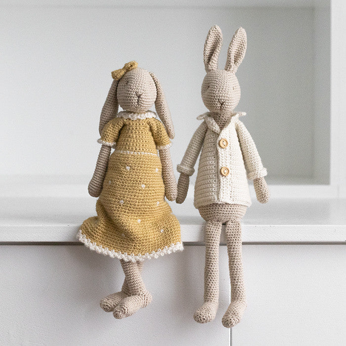 Mr & Mrs Bunny - Crochet kit