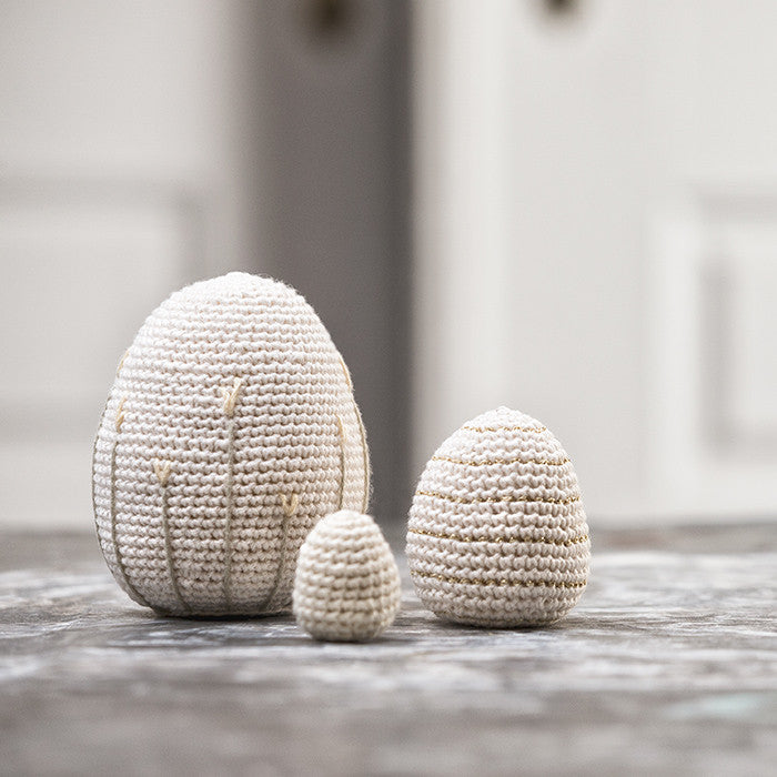 Crocheted Nordic Easter Decorations - Kit with/without book and yarn