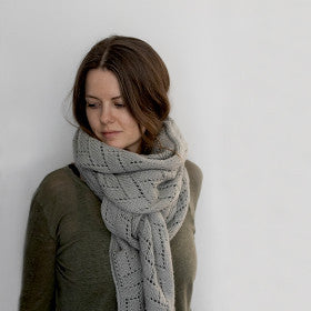 Haslev shawl – chunky version - knitting kit