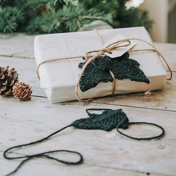 Strikket julepynt - Knitted Christmas decorations