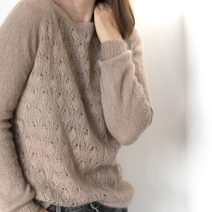 Mohair Sweater nr 1 - Strikkeopskrift