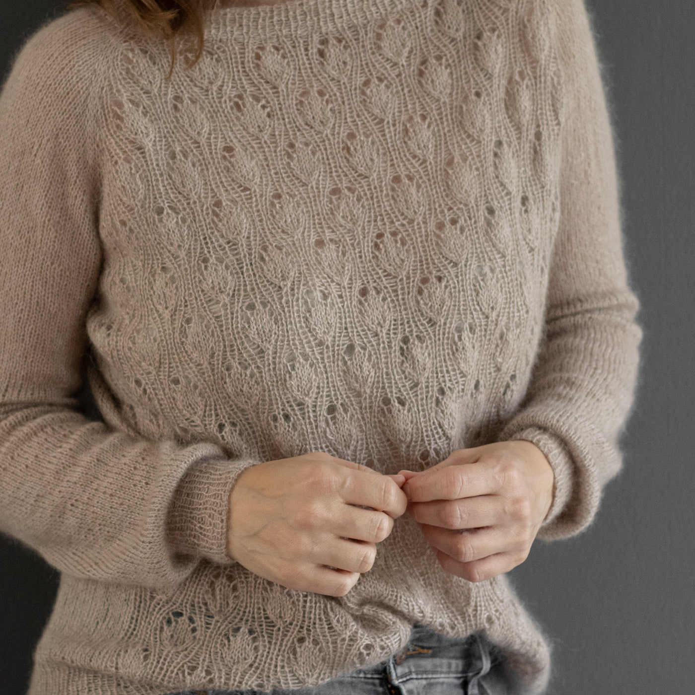 Mohair Sweater Knitting Pattern – Krea Deluxe - Main Image