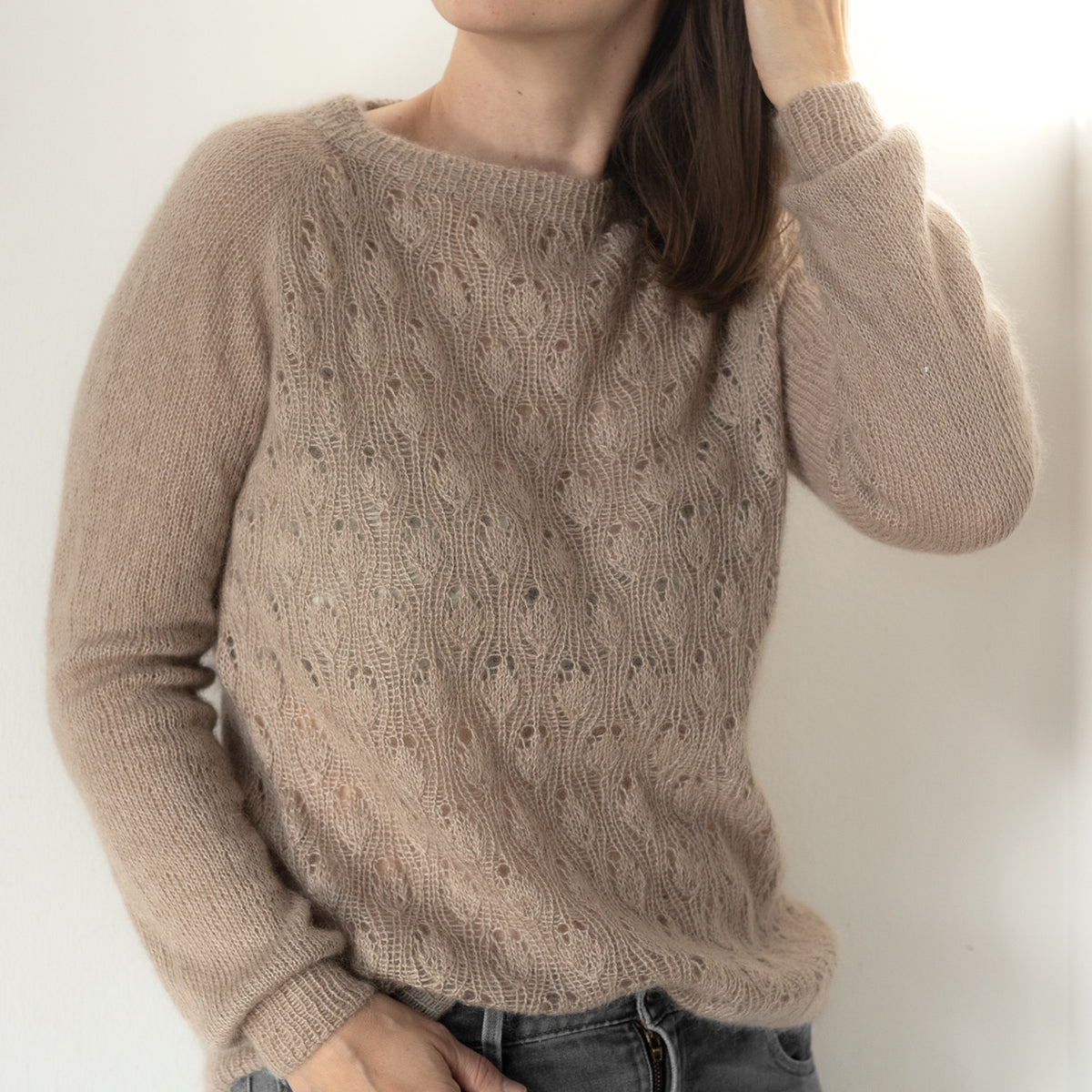 Mohair sweater No 1- Knitting pattern