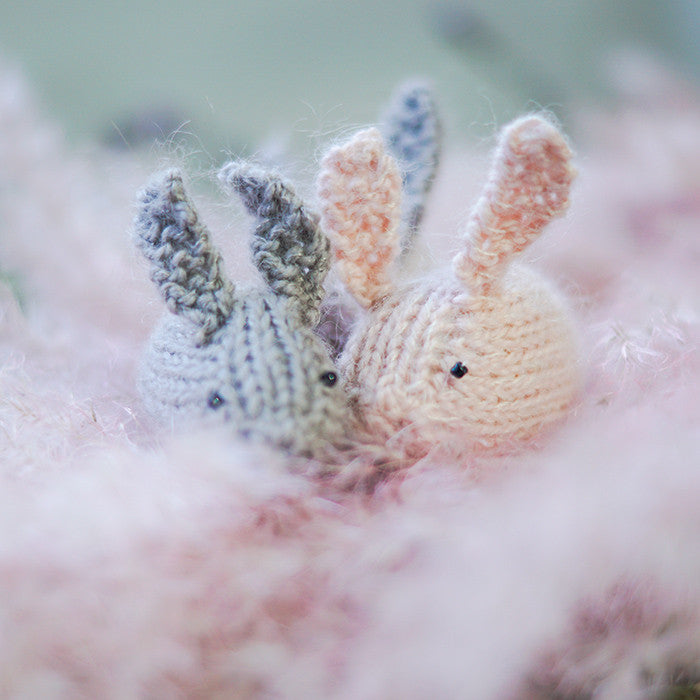 Strikket påskepynt - Knitted easter decorations 