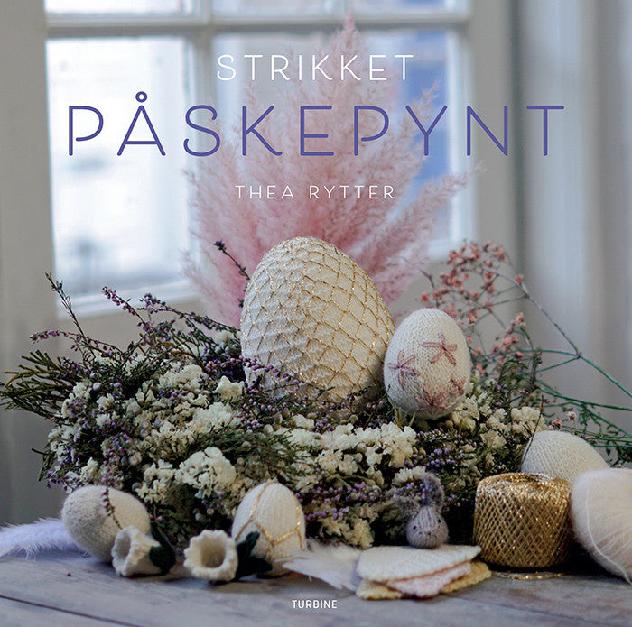 Strikket påskepynt - Kit with book