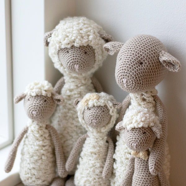 The Sheep Family - Crochet pattern from Krea Deluxe