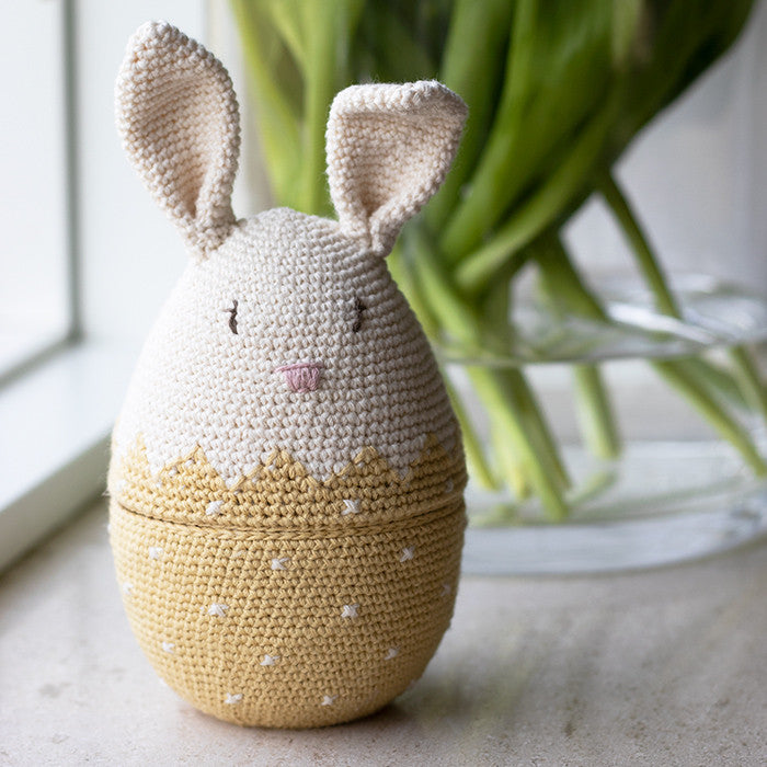 Two-Piece Easter Egg, bunny ears 1 pcs - Crochet kit