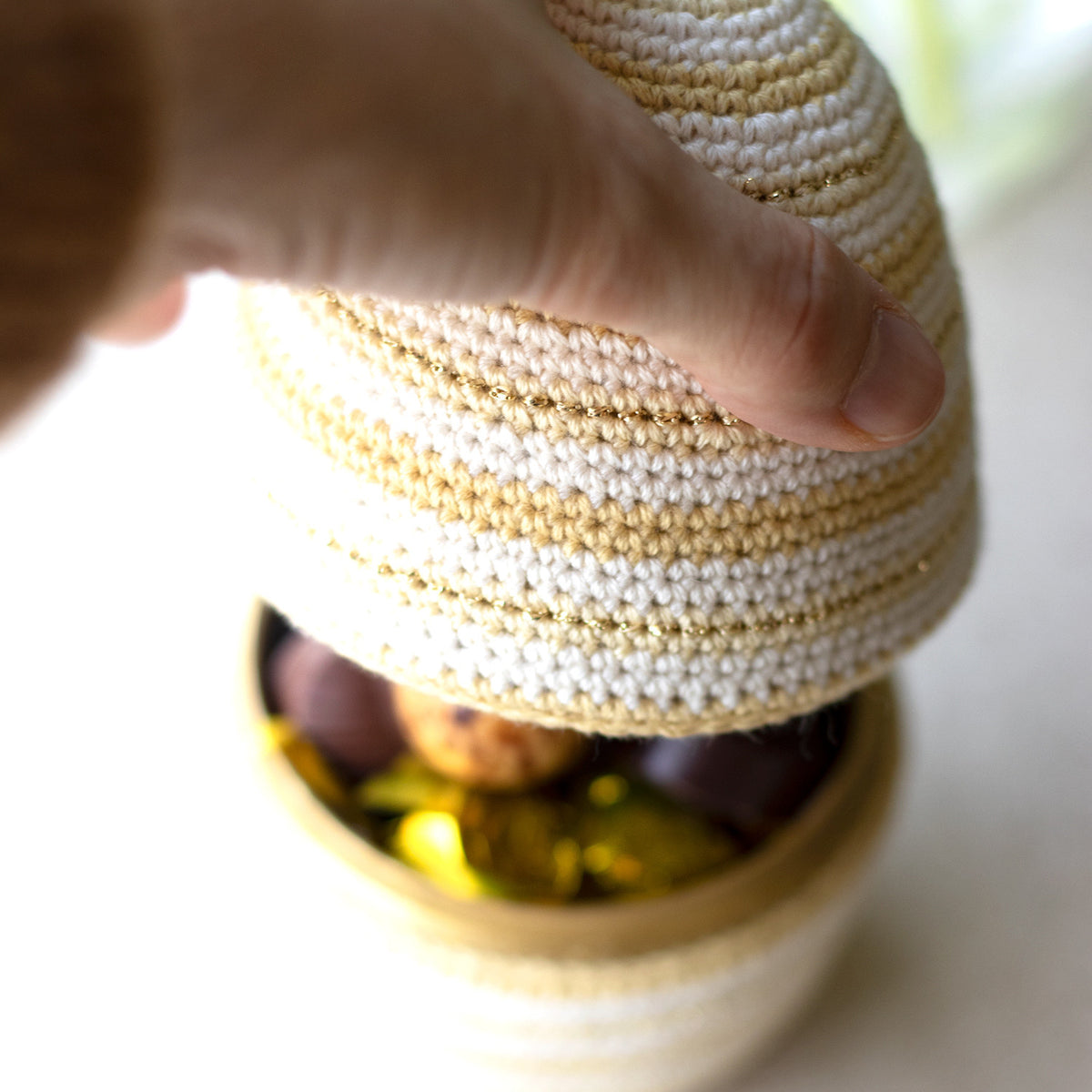 Two-piece Easter Egg no 2 - Crochet pattern