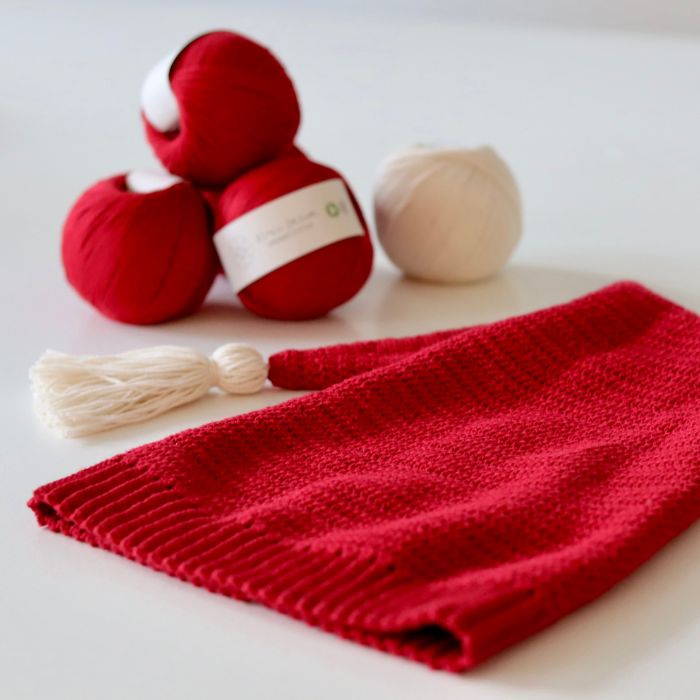 Elf Hat with Pom Pom - Crochet kit