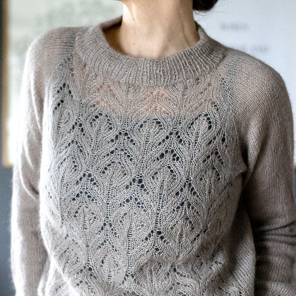 Mohair Sweater Knitting Pattern – Krea Deluxe - Main Image