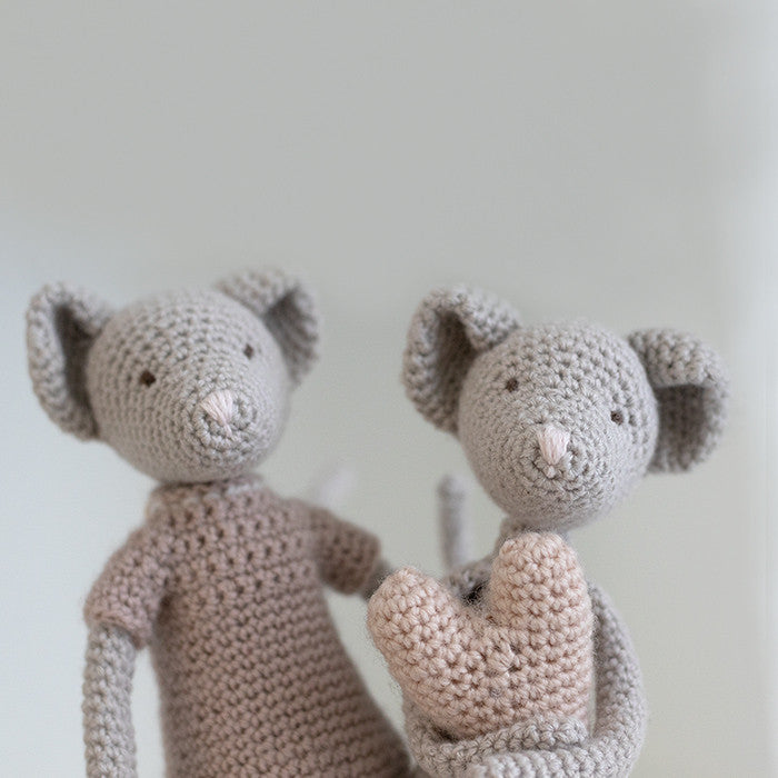 Mice With Hearts - Crochet Kit