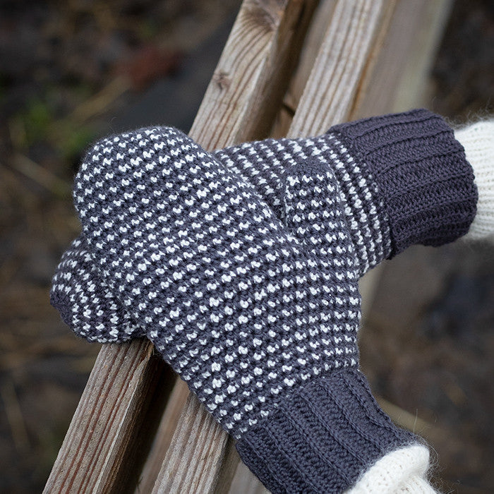 Wool Mittens - Crochet kit