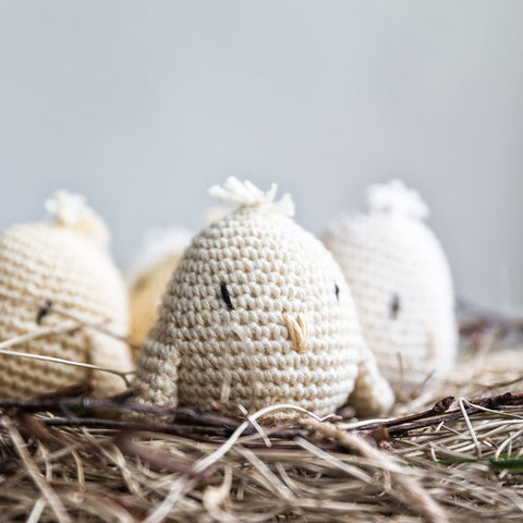 Easter chickens - crochet kit