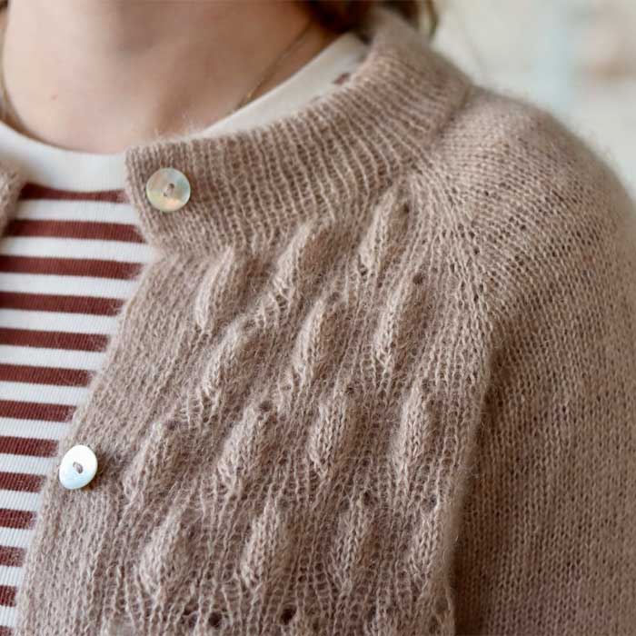 Mohair Cardigan No. 1 - Knitting Kit 