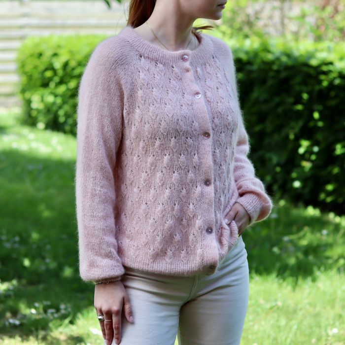 Mohair Cardigan nr 1 - Strikkekit