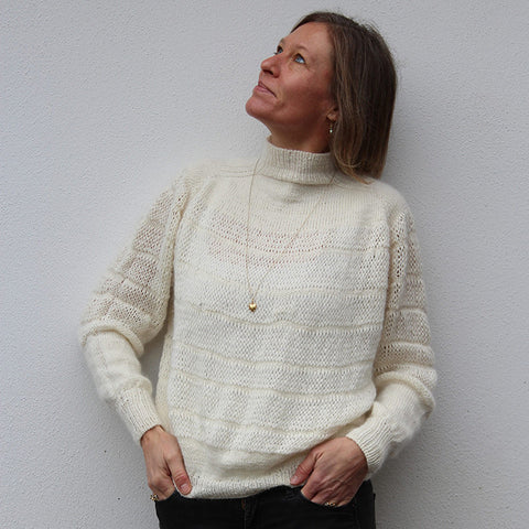 Fluctus Sweater by VESTERBY c r e a - Yarn kit