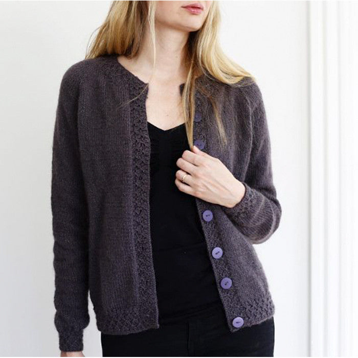 HAVANA Cardigan af Mette Hvitved - Garnkit