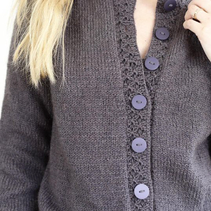 HAVANA Cardigan af Mette Hvitved - Garnkit