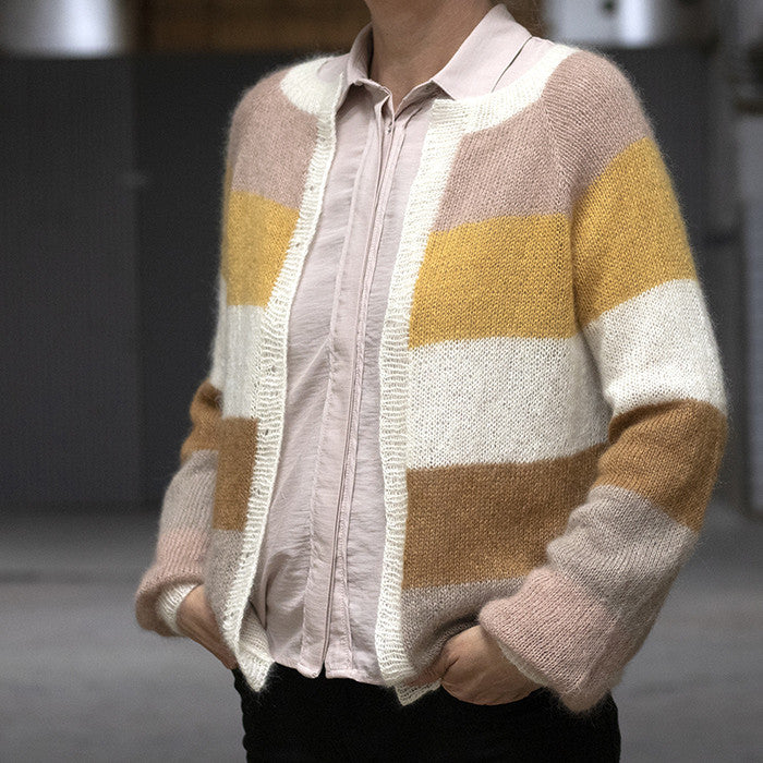 Muligt Jeg tror, ​​jeg er syg Egypten Sorbet Cardigan af Mille Fryd Knitwear - Garnkit uden opskrift – Krea Deluxe